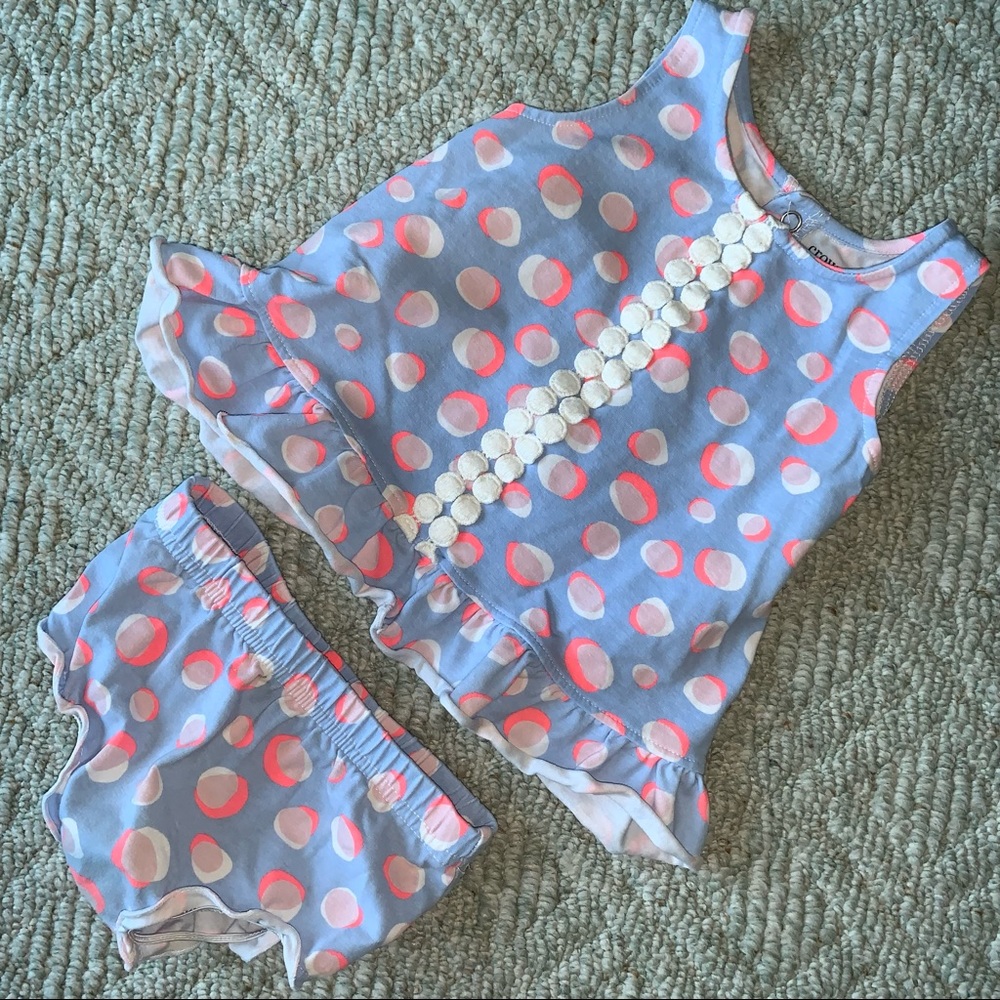 Crown & Ivy Baby Girls Polka Dot Dress and Bloomer